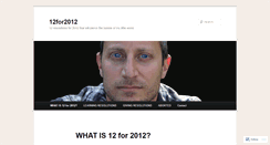 Desktop Screenshot of 12for2012.com